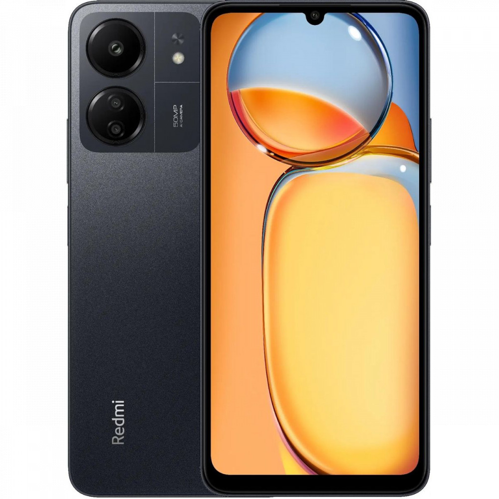 Смартфон Xiaomi Redmi 13C Чёрный 23106RN0DA-4-128-BLACK 128 Гб, 4 Гб — фото товара