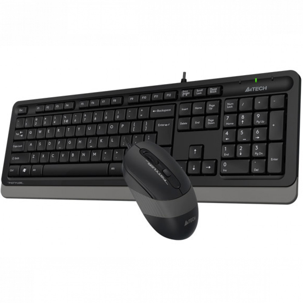 Клавиатура + мышь A4Tech Fstyler F1010 Grey F1010-GREY Fstyler - миниатюра 4