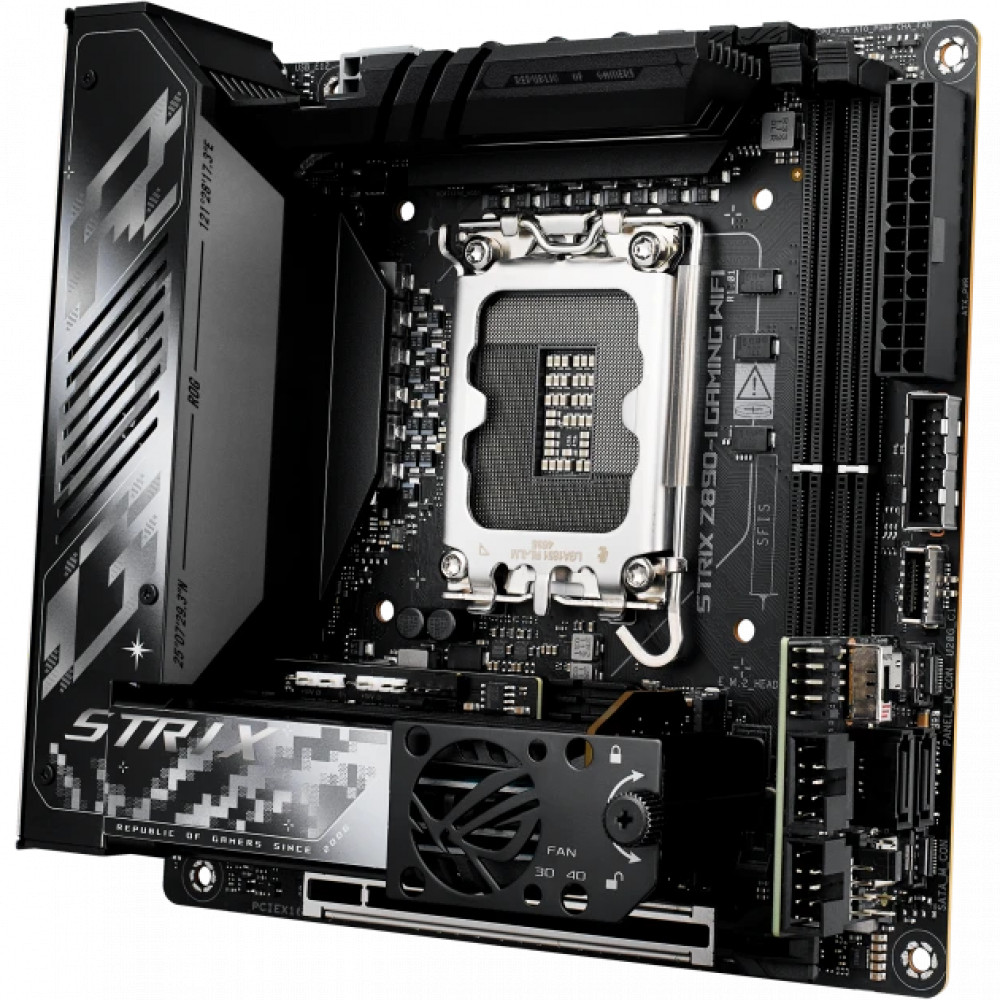 Материнская плата Asus ROG STRIX Z890-I GAMING WIFI 90MB1IC0-M0EAY1 Mini-ITX, LGA 1851 - миниатюра 3