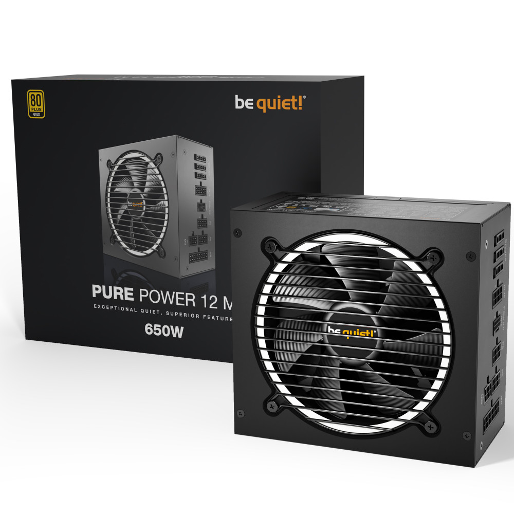 Блок питания be quiet! Pure Power 12 M BN342 650 Вт - миниатюра 3