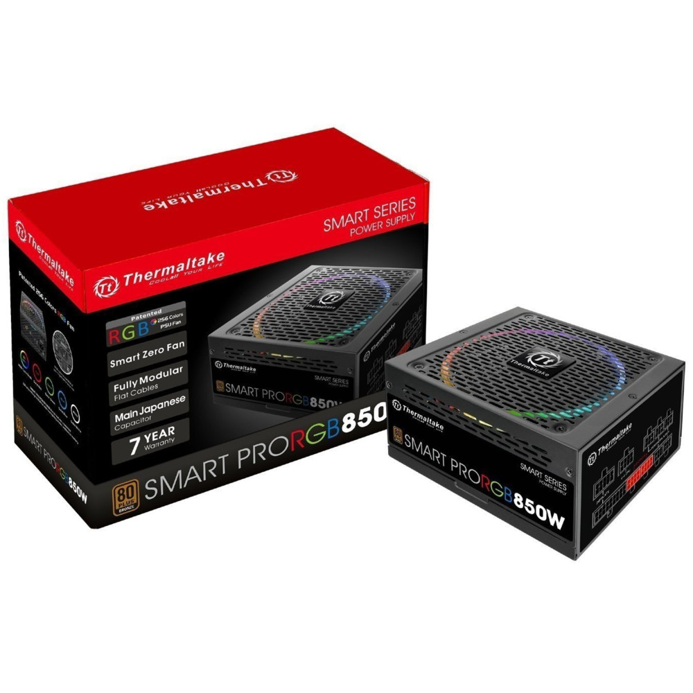 Блок питания Thermaltake Smart Pro RGB 850W Bronze PS-SPR-0850FPCBEU-R — фото товара