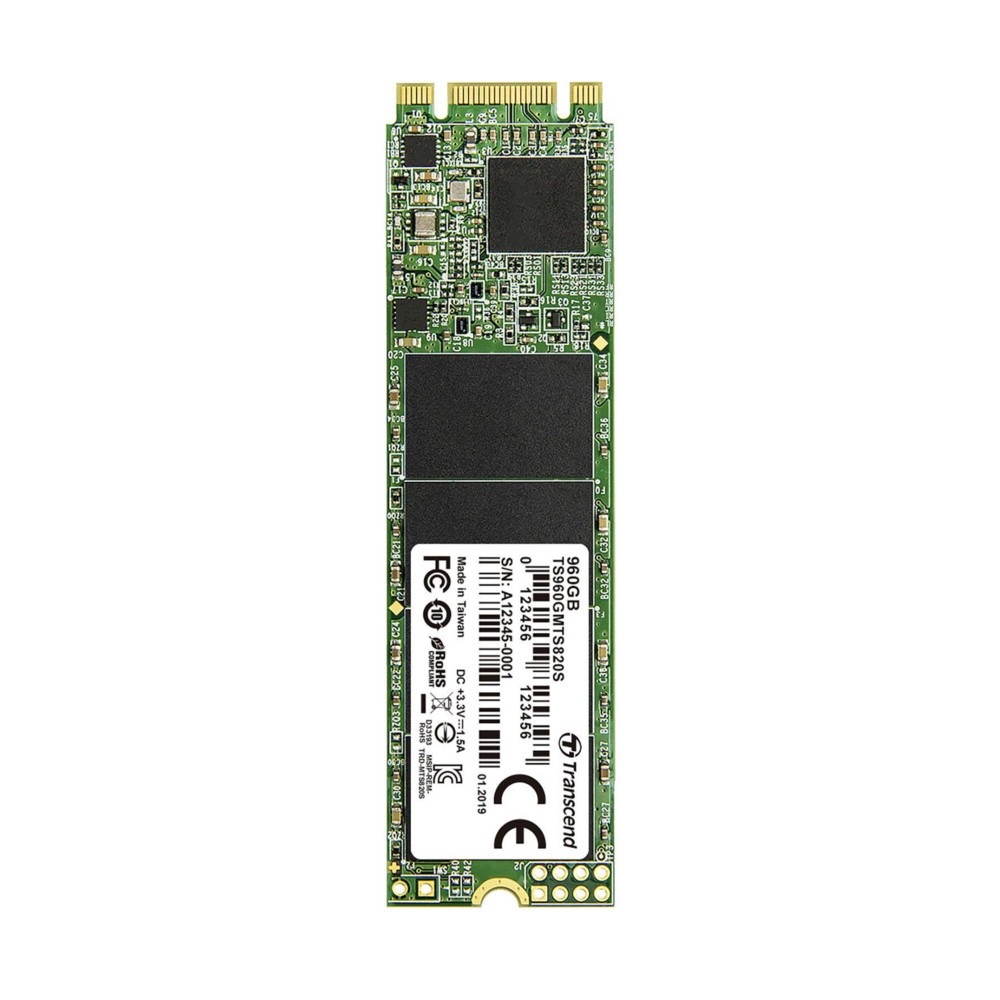Жесткий диск Transcend 960Gb MTS820 TS960GMTS820S SSD (твердотельные), 960 ГБ, M.2, PCIe — фото товара