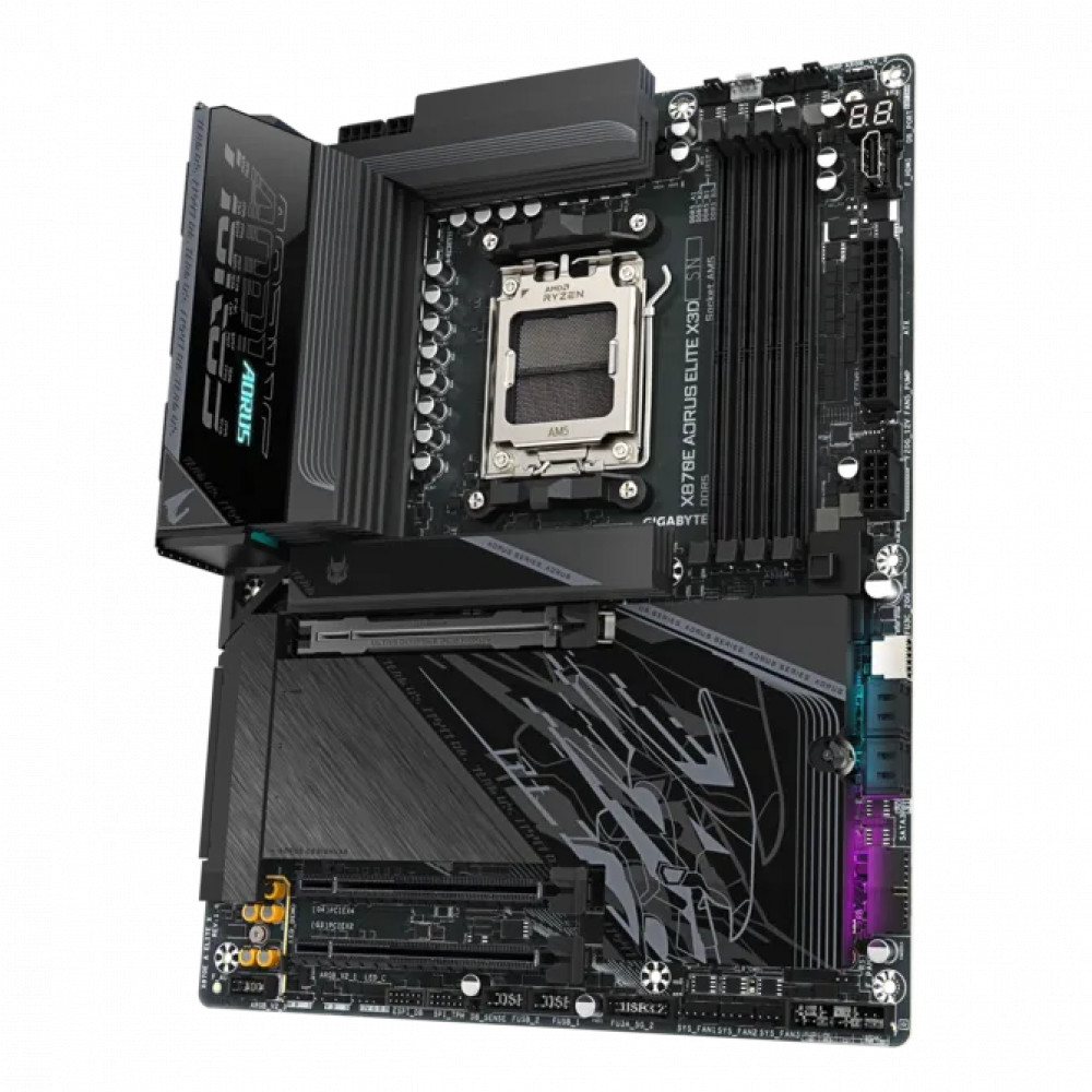 Материнская плата Gigabyte X870E AORUS ELITE X3D ATX, AMD AM5 - миниатюра 4