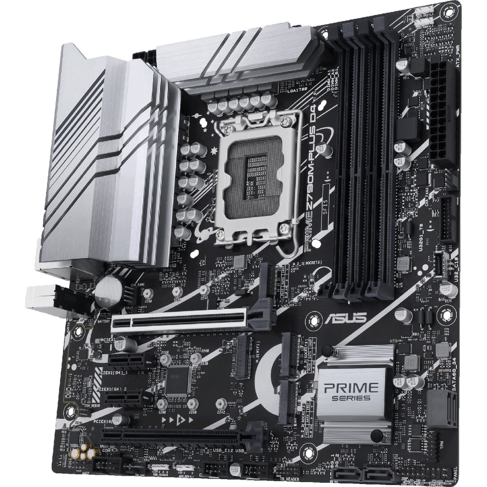 Материнская плата Asus PRIME Z790M-PLUS DDR4 90MB1D20-M0EAY0 Micro-ATX, LGA 1700 - миниатюра 3