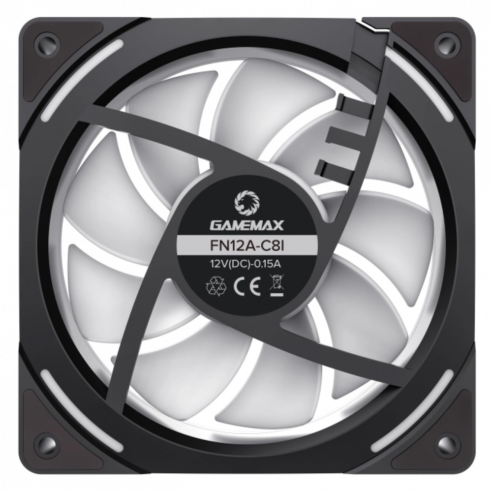 Система охлаждения GameMax FN12A-C8I Для системного блока - миниатюра 4