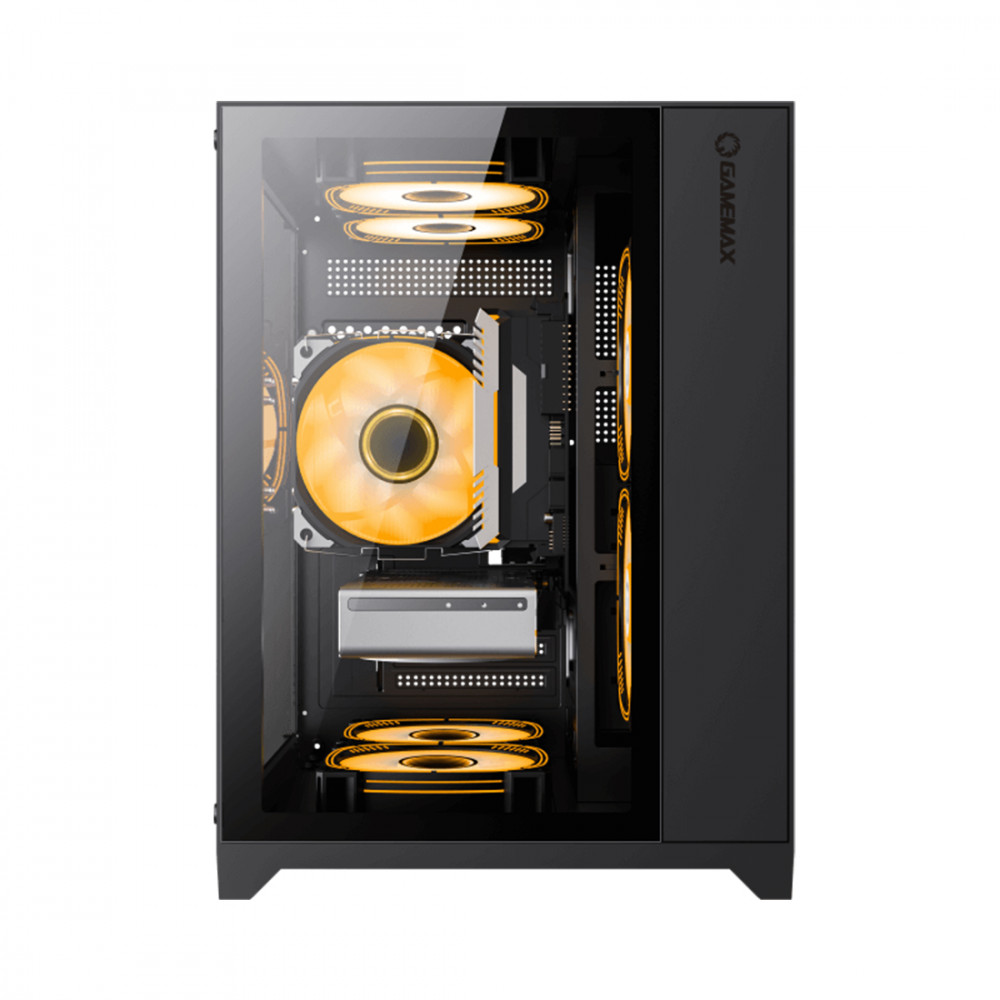 Корпус GameMax Infinity Mini 3 ARGB Fans Black 9101-0000R0222 Mini-Tower - миниатюра 3
