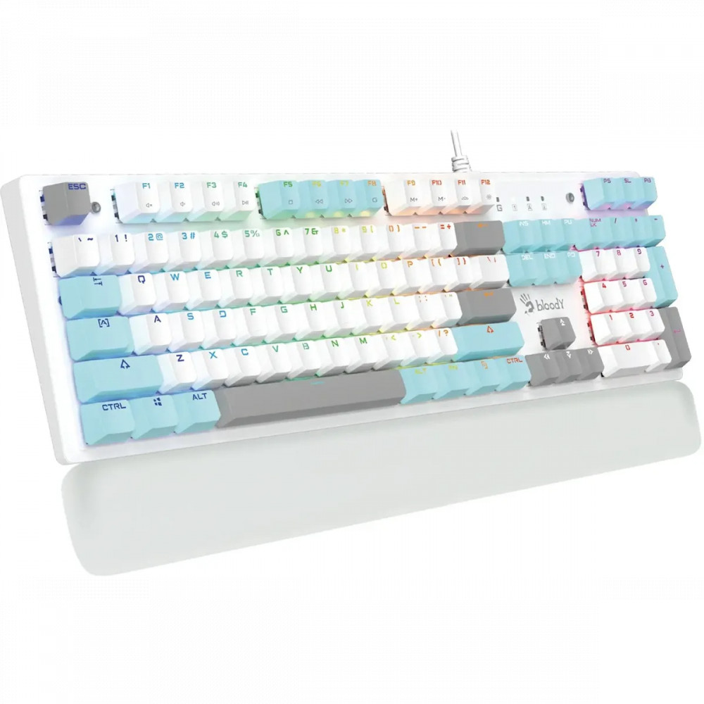 Клавиатура A4Tech Bloody S515R S515R ICY WHITE Проводная, USB - миниатюра 2