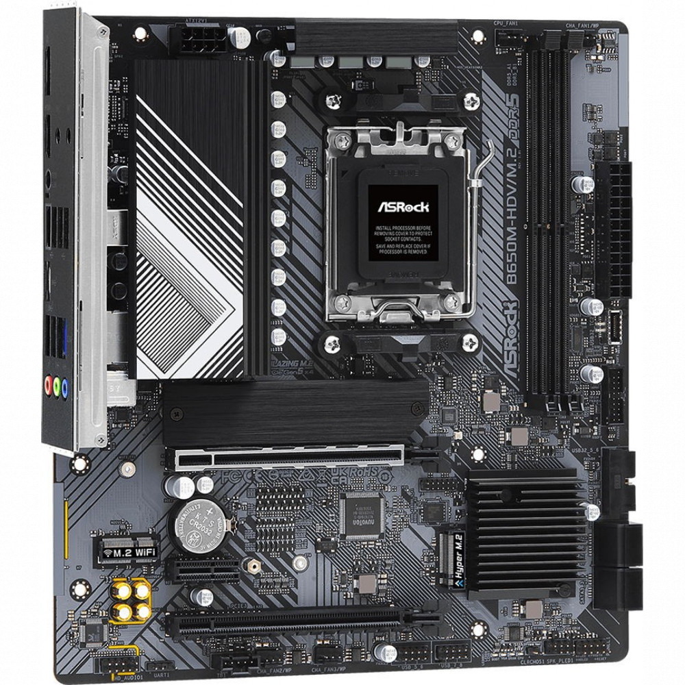 Материнская плата ASRock B650M-HDV/M.2 Micro-ATX, AMD AM5 — фото товара