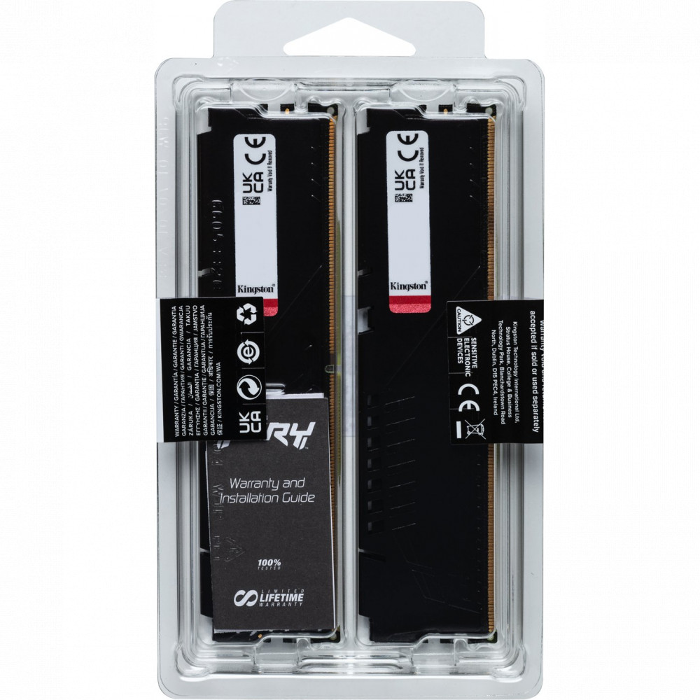 ОЗУ Kingston FURY Beast KF556C36BBEK2-16 DIMM, DDR5, 16 Гб (2 х 8 Гб), 5600 МГц - миниатюра 5