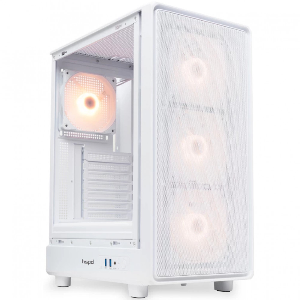 Корпус HSPD M510-TGWH-ARGB Mid-Tower - миниатюра 2