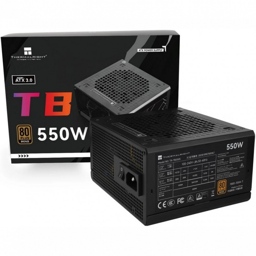 Блок питания Thermalright TR-TB550S 550 Вт, 80+ Bronze — фото товара