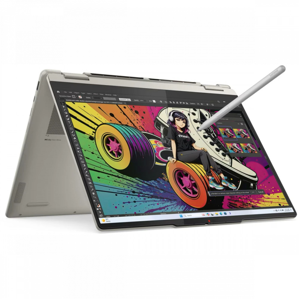 Ноутбук Lenovo Yoga 7 2-in-1 14AKP10 83JR0061RK 14 ", WUXGA 1920x1200 (16:10), AMD, Ryzen AI 7, 24 Гб, 1 ТБ, Radeon 860M, Windows 11 Home — фото товара