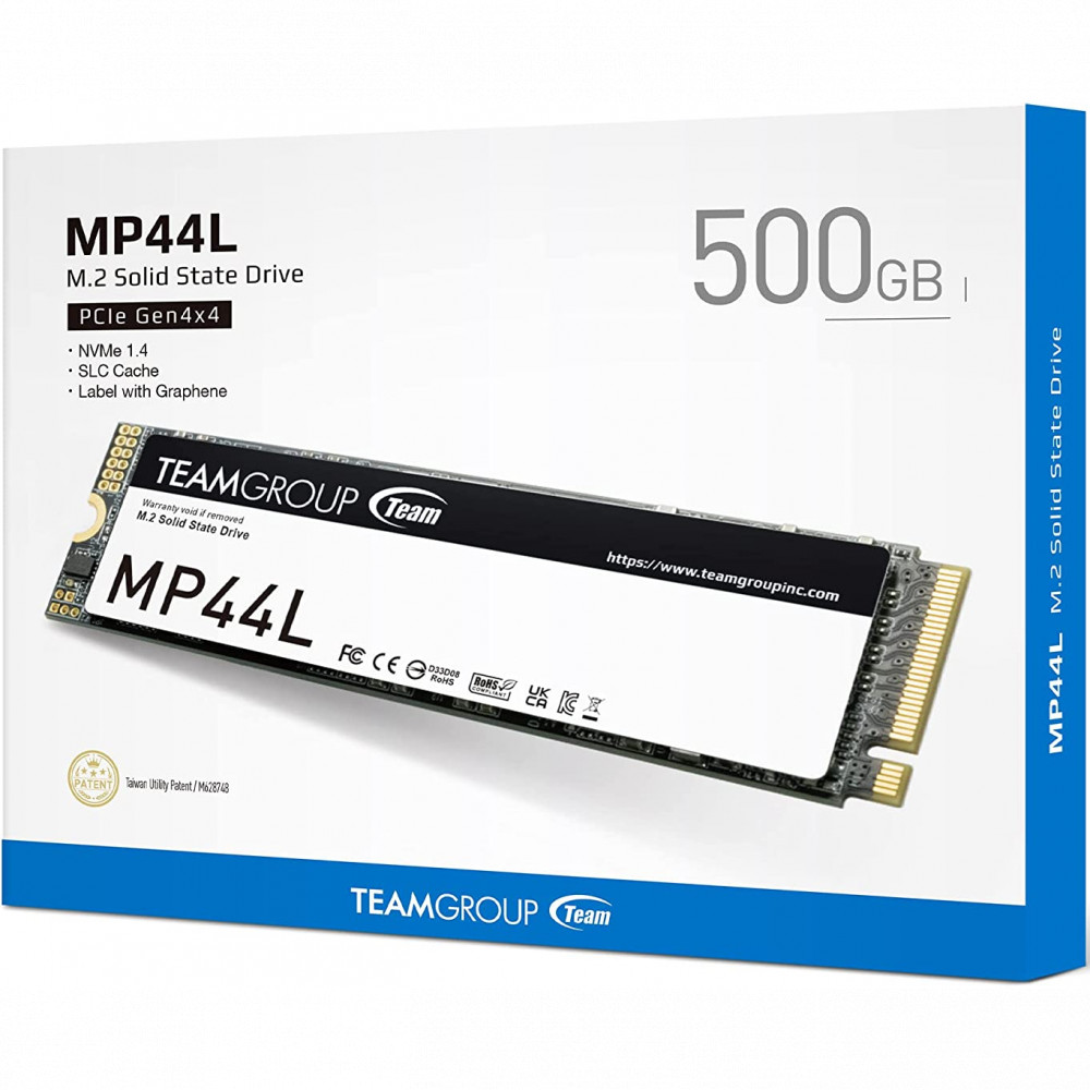 Жесткий диск Team Group MP44L TM8FPK500G0C101 SSD (твердотельные), 500 ГБ, M.2, PCIe - миниатюра 2