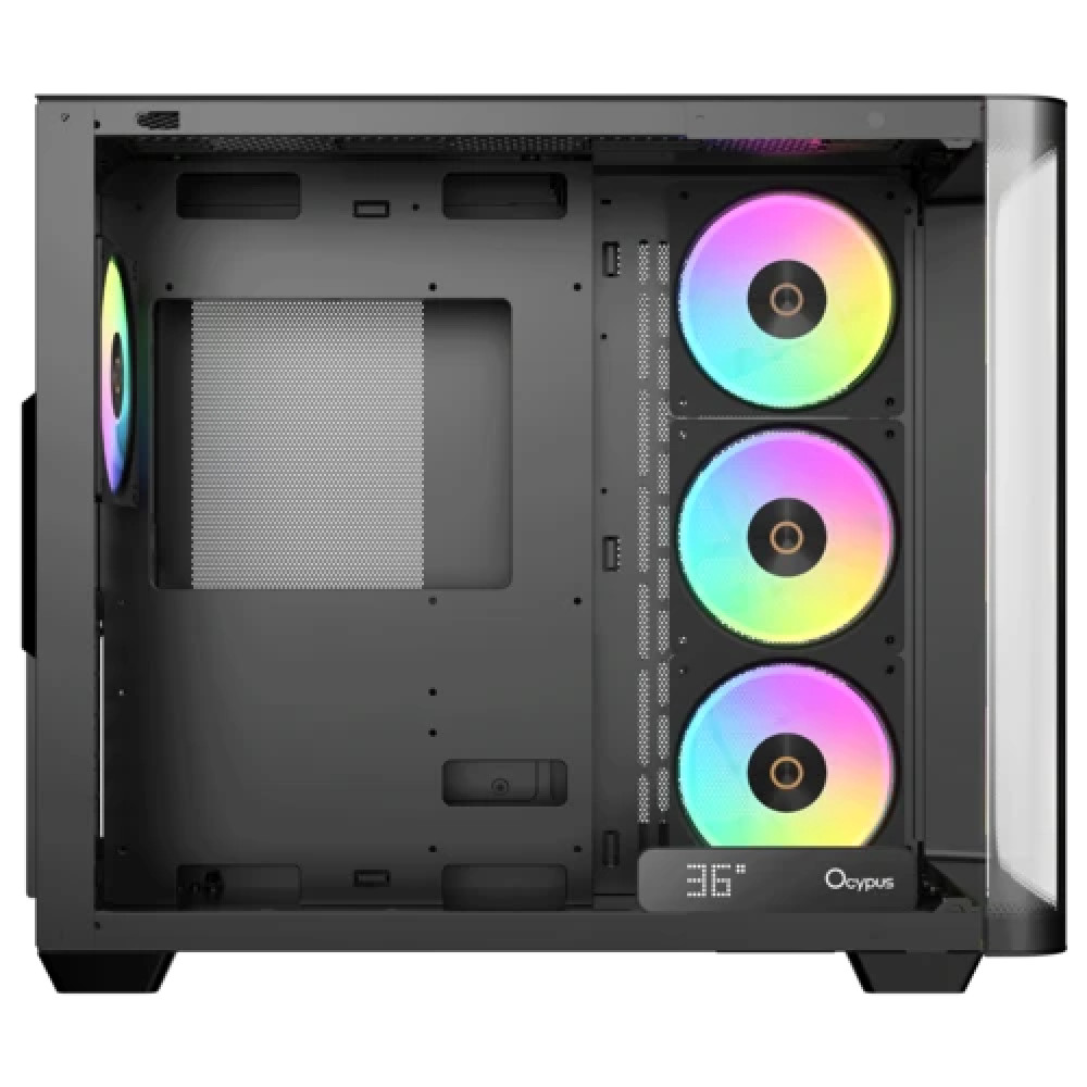 Корпус Ocypus Iota C70 Curve ARGB Iota-C70-BKD400CD-GL Mid-Tower - миниатюра 4