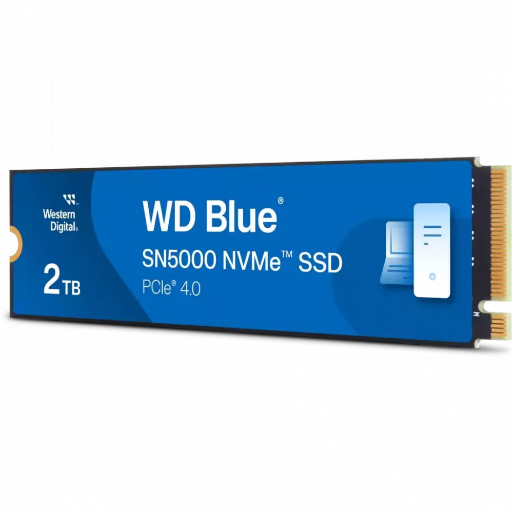 Жесткий диск Western Digital Blue SN5000 WDS200T4B0E SSD (твердотельные), 2 ТБ, M.2, PCIe - миниатюра 2