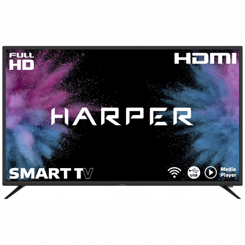 Телевизор Harper 43F690TS 43 ", Smart TV, Черный — фото товара