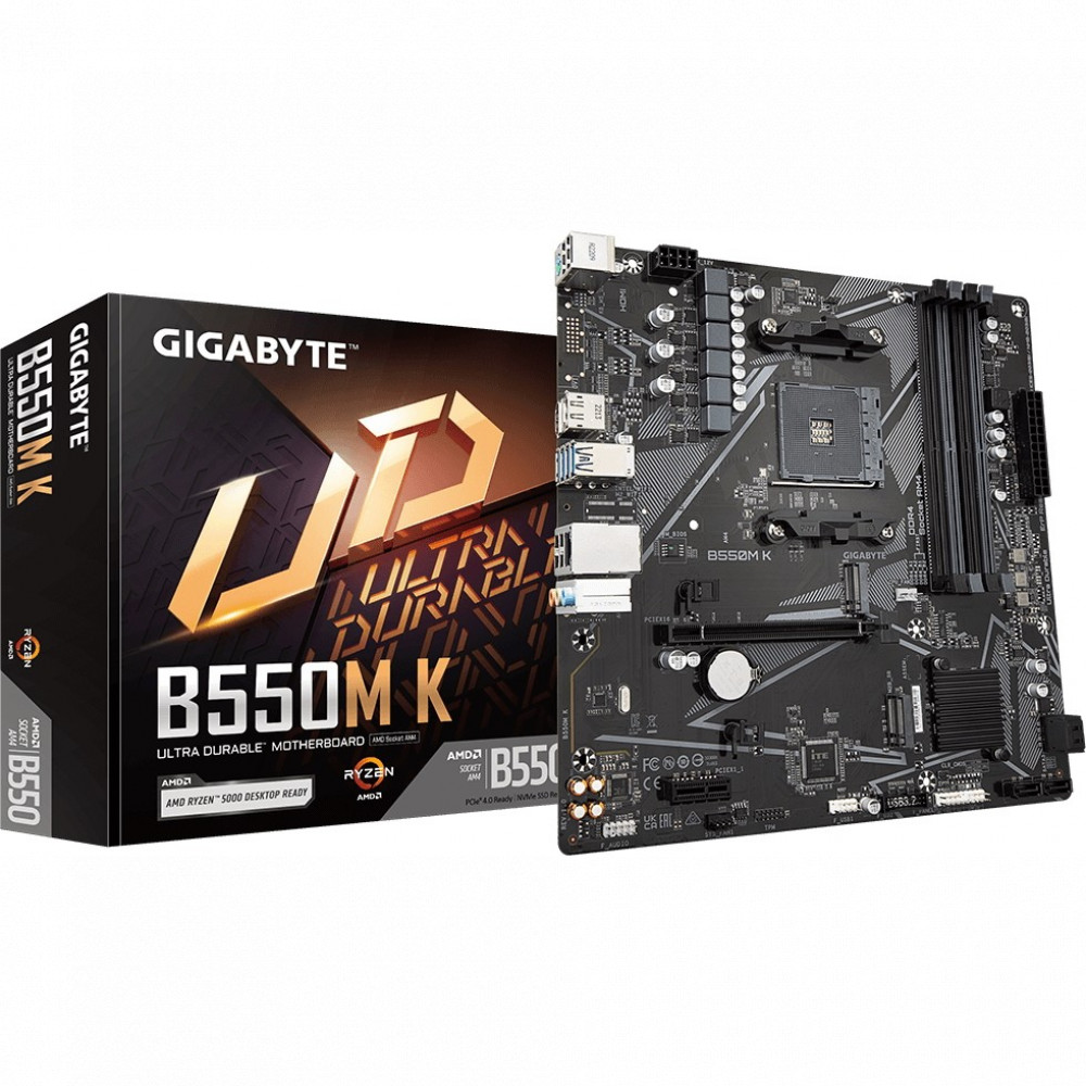 Материнская плата Gigabyte B550M K Micro-ATX, AMD AM4 - миниатюра 5