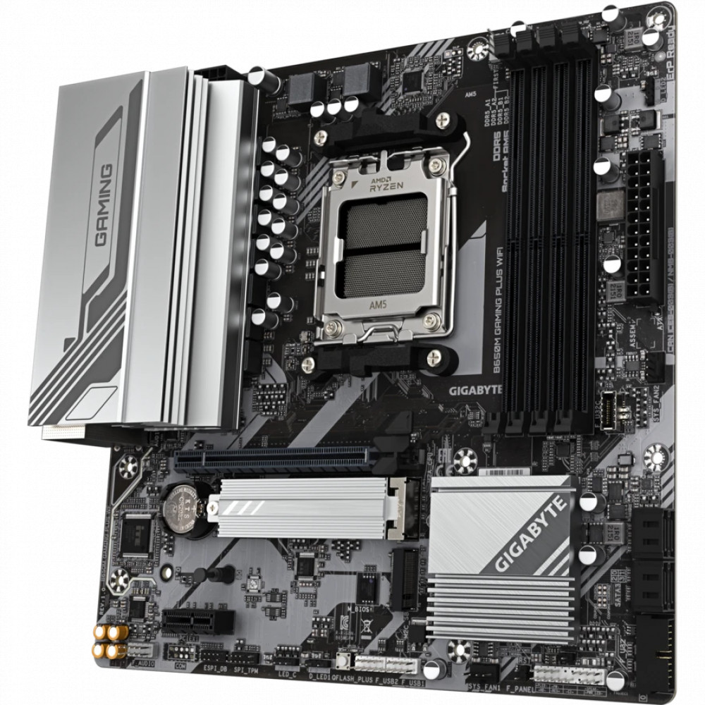 Материнская плата Gigabyte B650M GAMING PLUS WIFI B650M GAMING PLUS WIFI_Gigabyte Micro-ATX, AMD AM5 - миниатюра 3