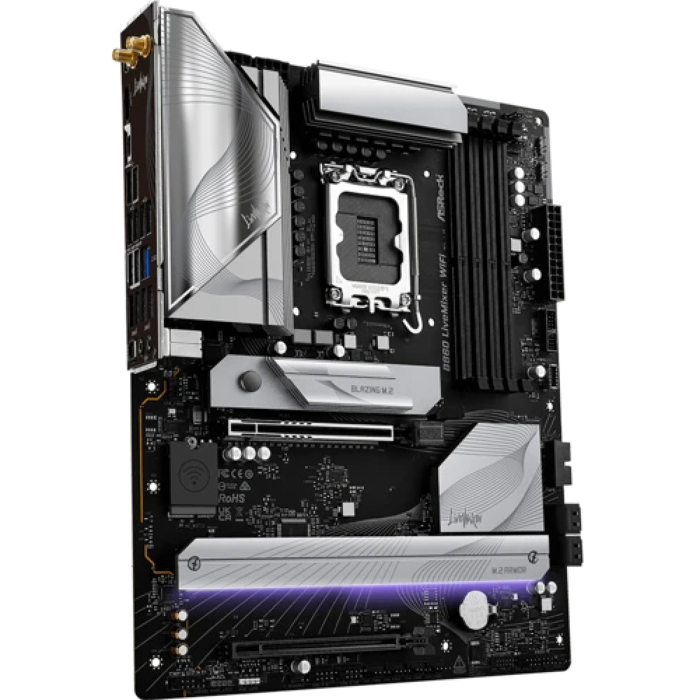 Материнская плата ASRock B860 LIVEMIXER WIFI ATX, LGA 1851 - миниатюра 2