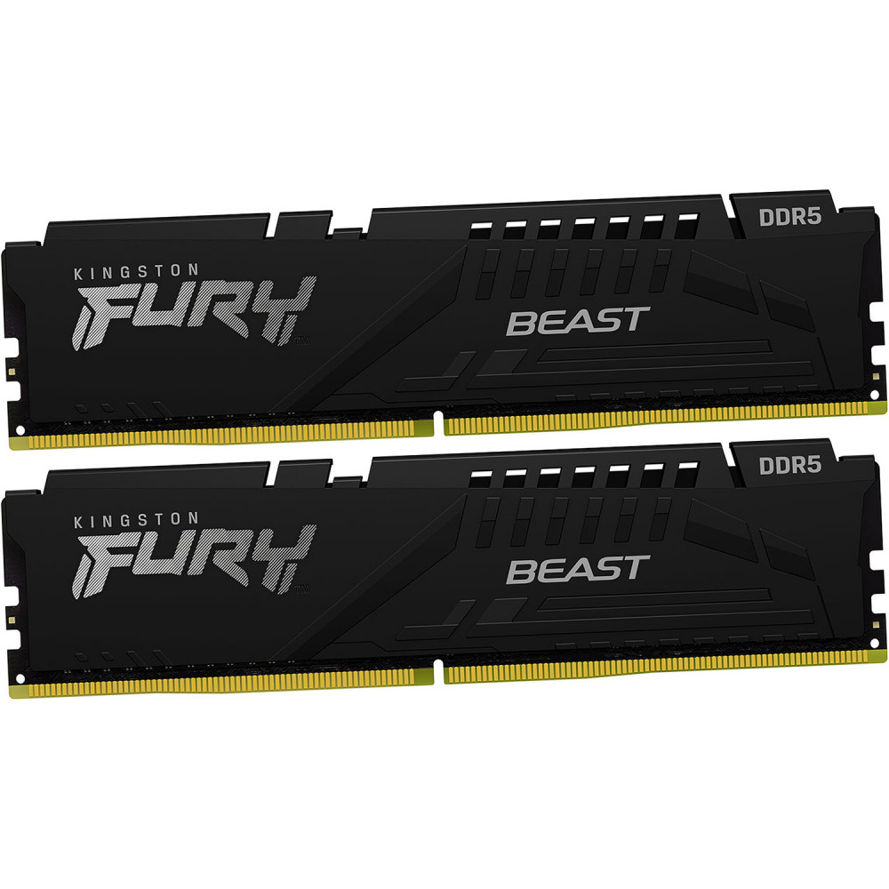 ОЗУ Kingston Fury Beast KF556C40BBK2-32 DIMM, DDR5, 32 Гб (2 х 16 Гб), 5600 МГц — фото товара
