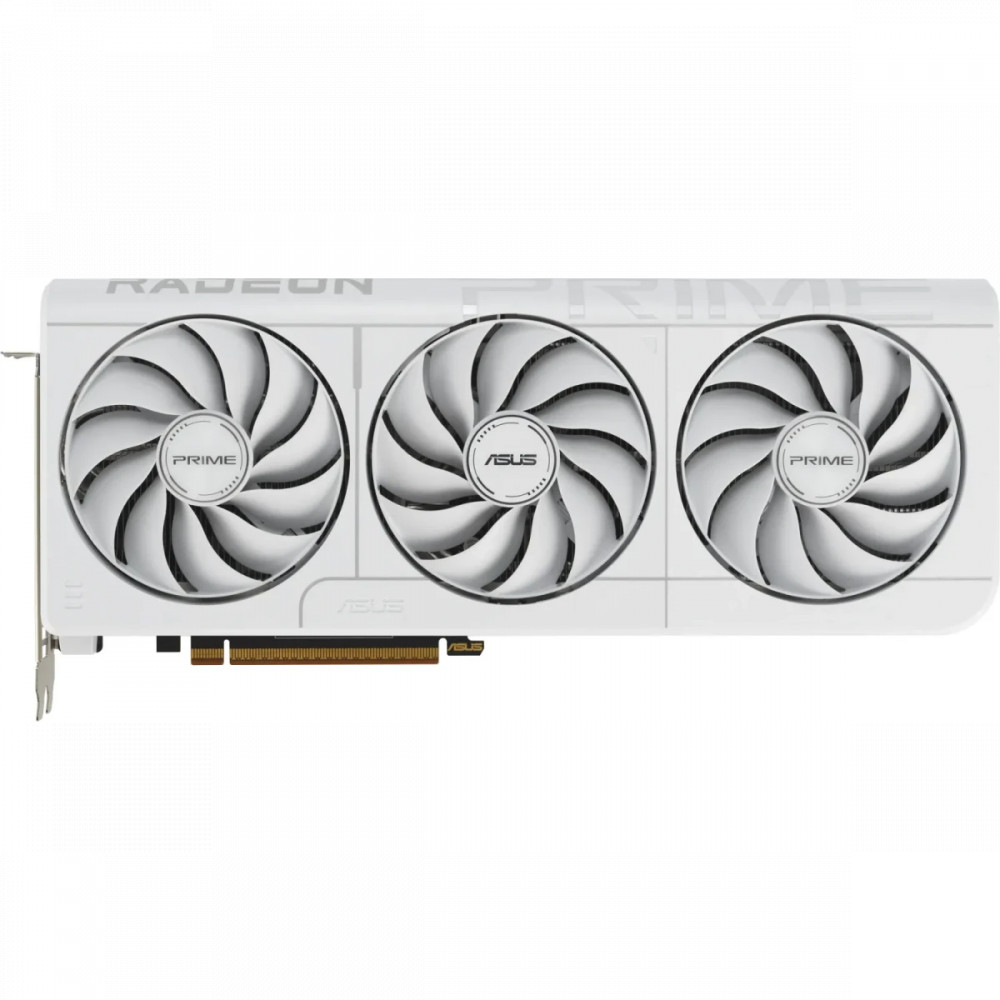 Видеокарта Asus Radeon RX 9070 XT OC PRIME-RX9070XT-O16G-WHITE 16 ГБ — фото товара