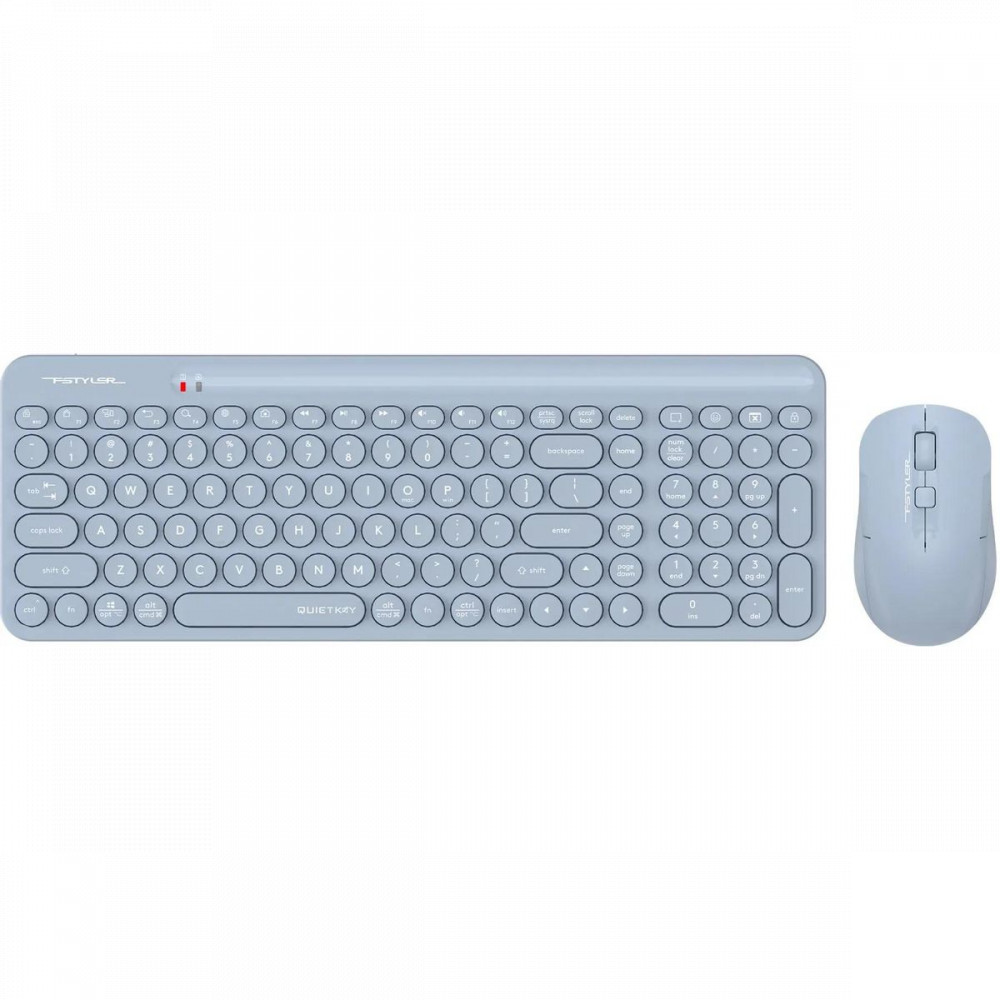 Клавиатура + мышь A4Tech Fstyler FG3300 Air Blue - миниатюра 5
