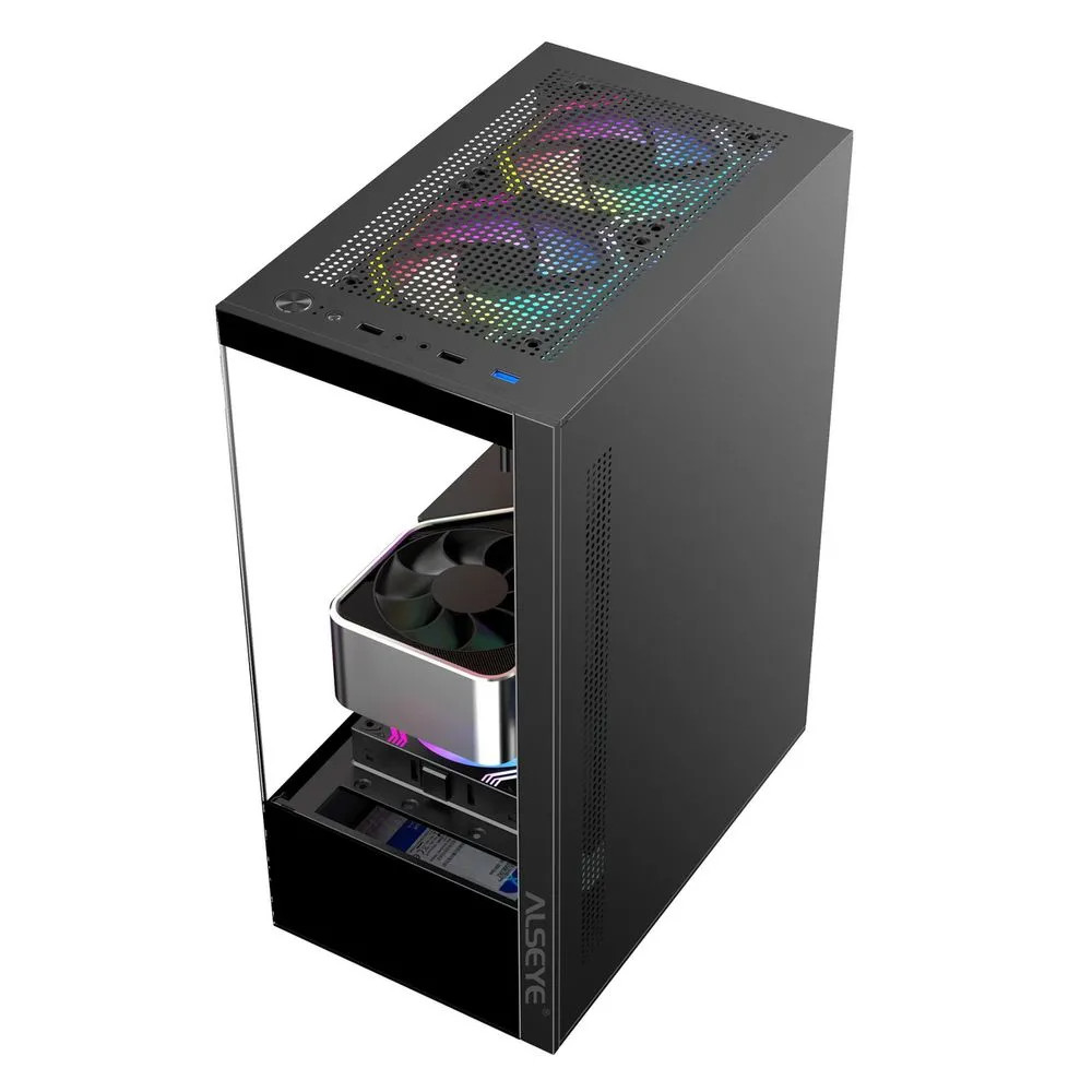 Корпус ALSEYE Spider-B Black AS.07.0136 Mid-Tower - миниатюра 4