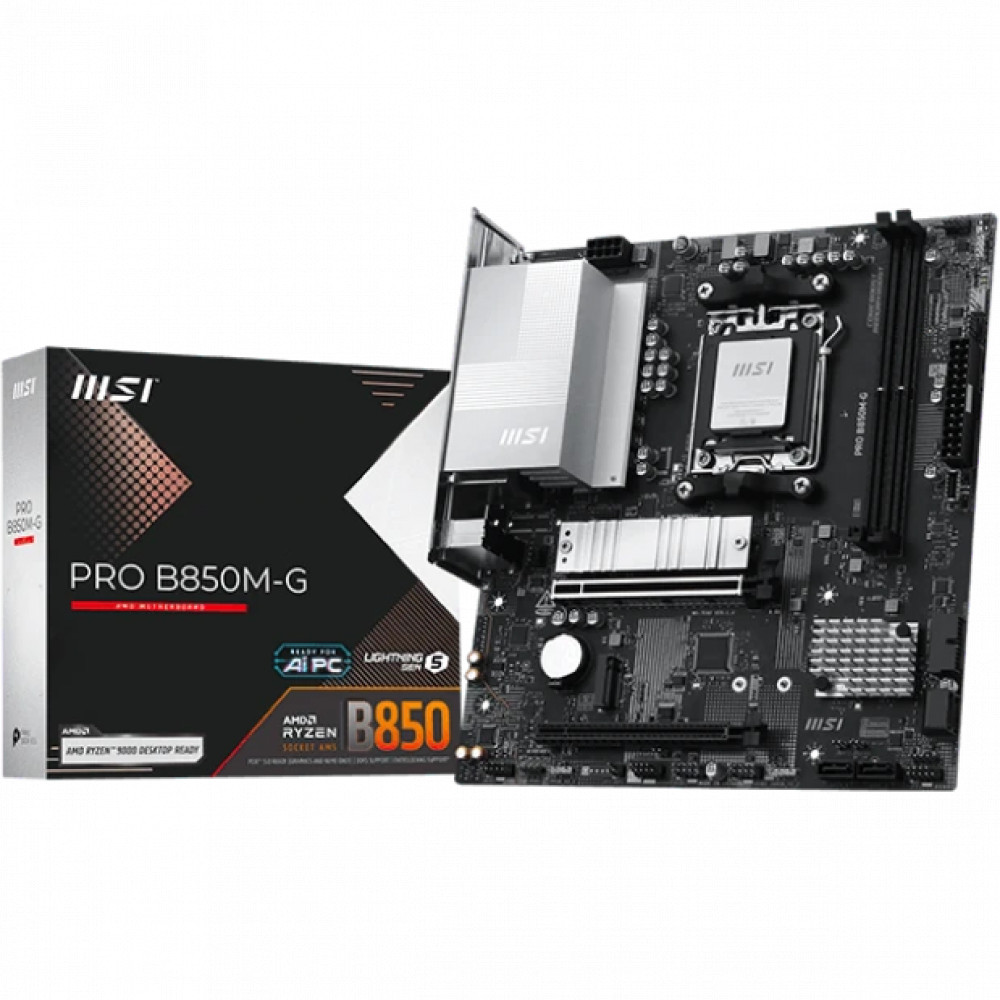 Материнская плата MSI PRO B850M-G Micro-ATX, AMD AM5 - миниатюра 5