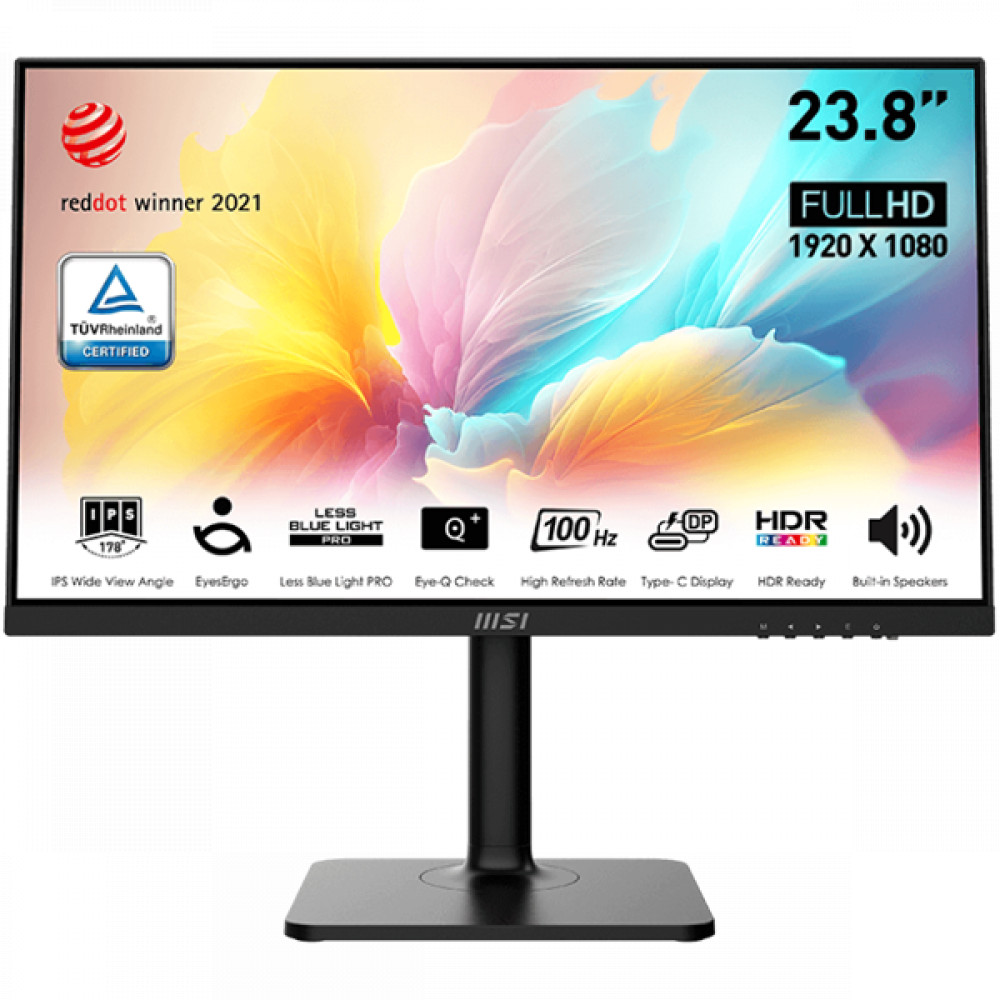 Монитор MSI Modern MD2412P 9S6-3PA59H-095 23.8 ", IPS, Full HD 1920x1080 (16:9), 100 Гц — фото товара
