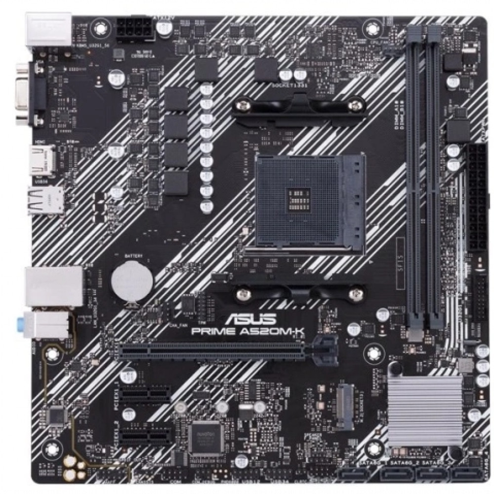 Материнская плата Asus PRIME A520M-K 90MB1500-M0EAY0|| Micro-ATX, AMD AM4 — фото товара