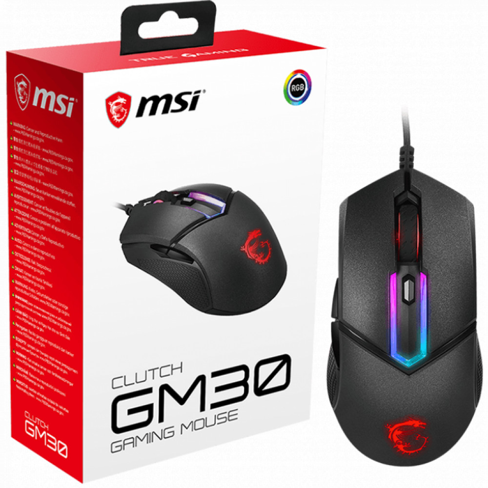 Мышь MSI Clutch GM30 GAMING Игровые, Проводная - миниатюра 5
