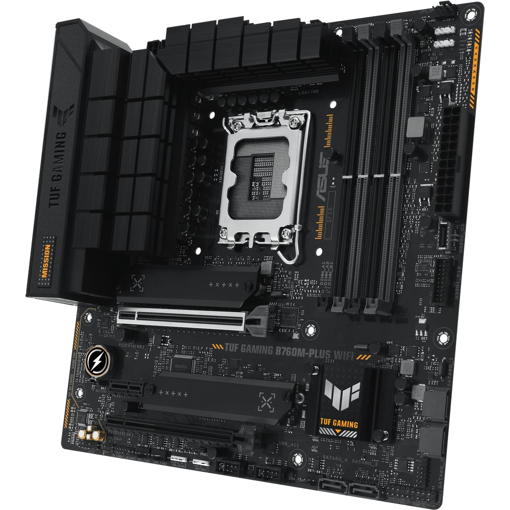 Материнская плата Asus TUF GAMING B760M-PLUS WIFI Micro-ATX, LGA 1700 - миниатюра 3