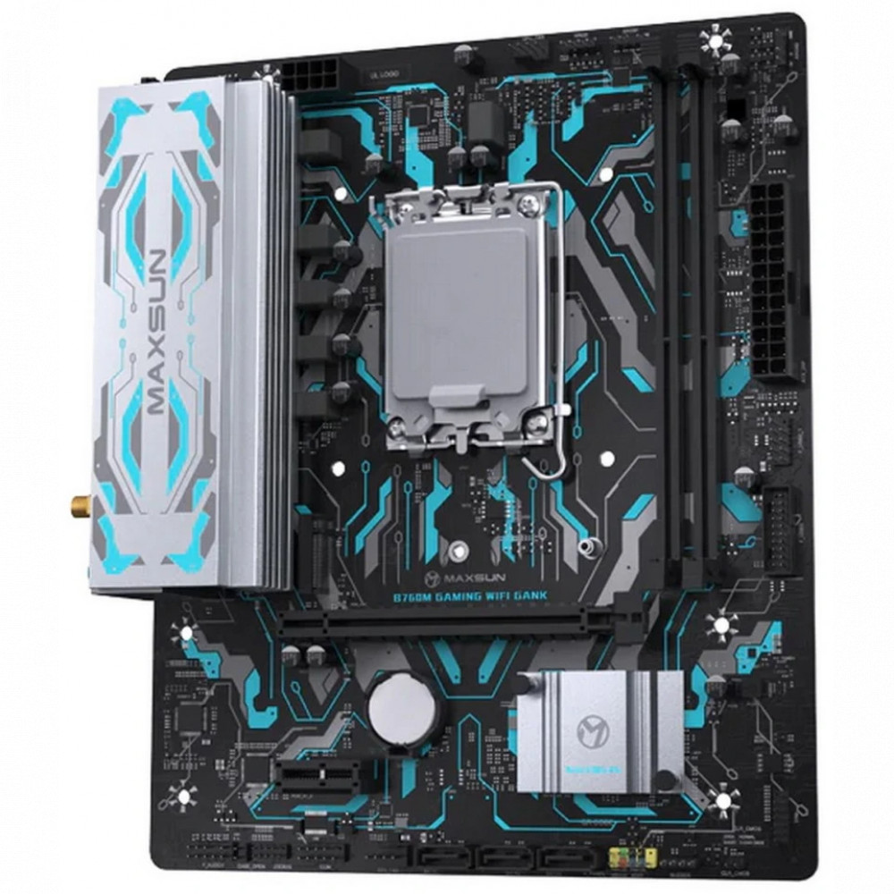 Материнская плата Maxsun B760M GAMING WIFI GANK MS-B760M GAMING WIFI GANK Micro-ATX, LGA 1700 - миниатюра 3
