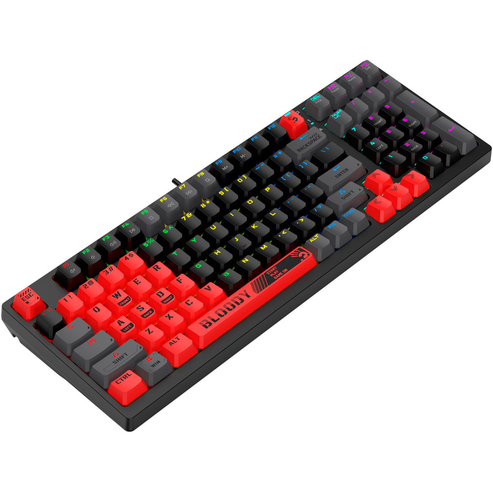 Клавиатура A4Tech Bloody S98 Sports Red SPORTS RED Проводная, USB - миниатюра 4