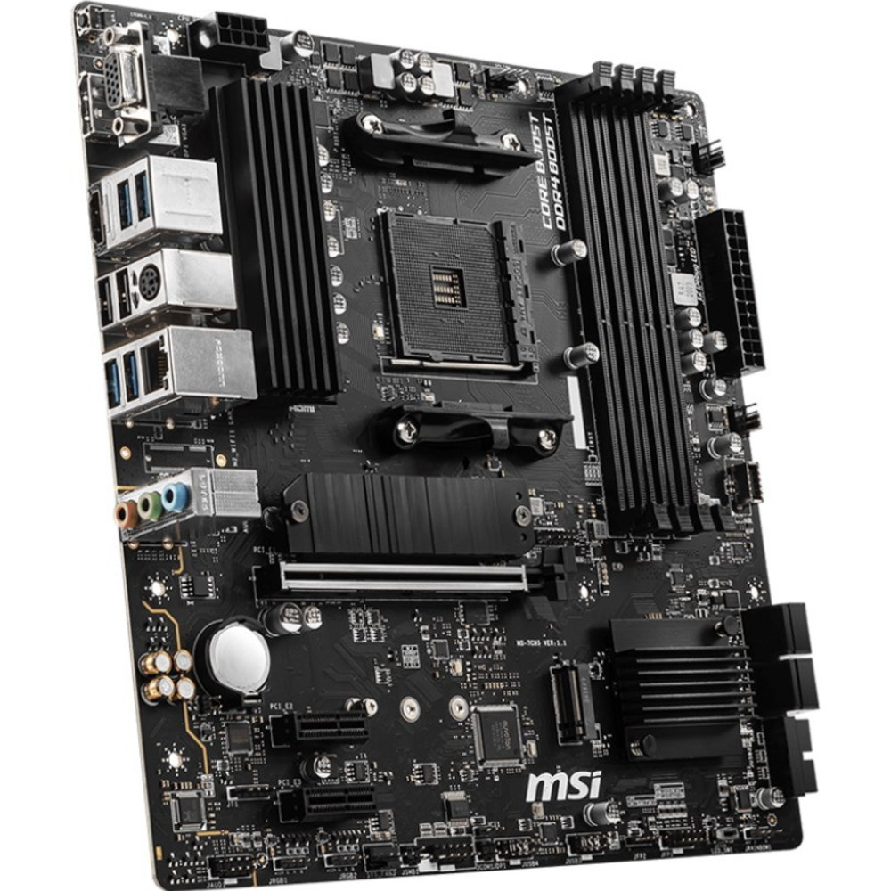 Материнская плата MSI B550M PRO-VDH Micro-ATX, AMD AM4 - миниатюра 2