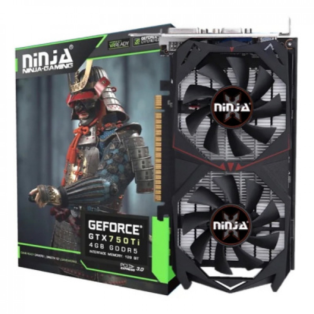 Видеокарта Ninja GTX750Ti PCIE (640SP) NF75TI045F 4 ГБ — фото товара