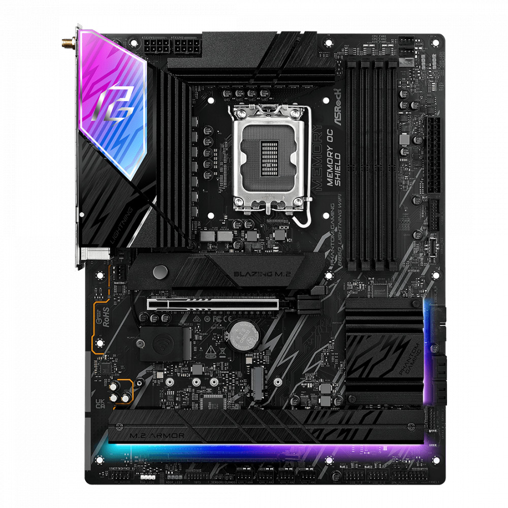 Материнская плата ASRock B860 LIGHTNING WIFI ATX, LGA 1851 - миниатюра 2