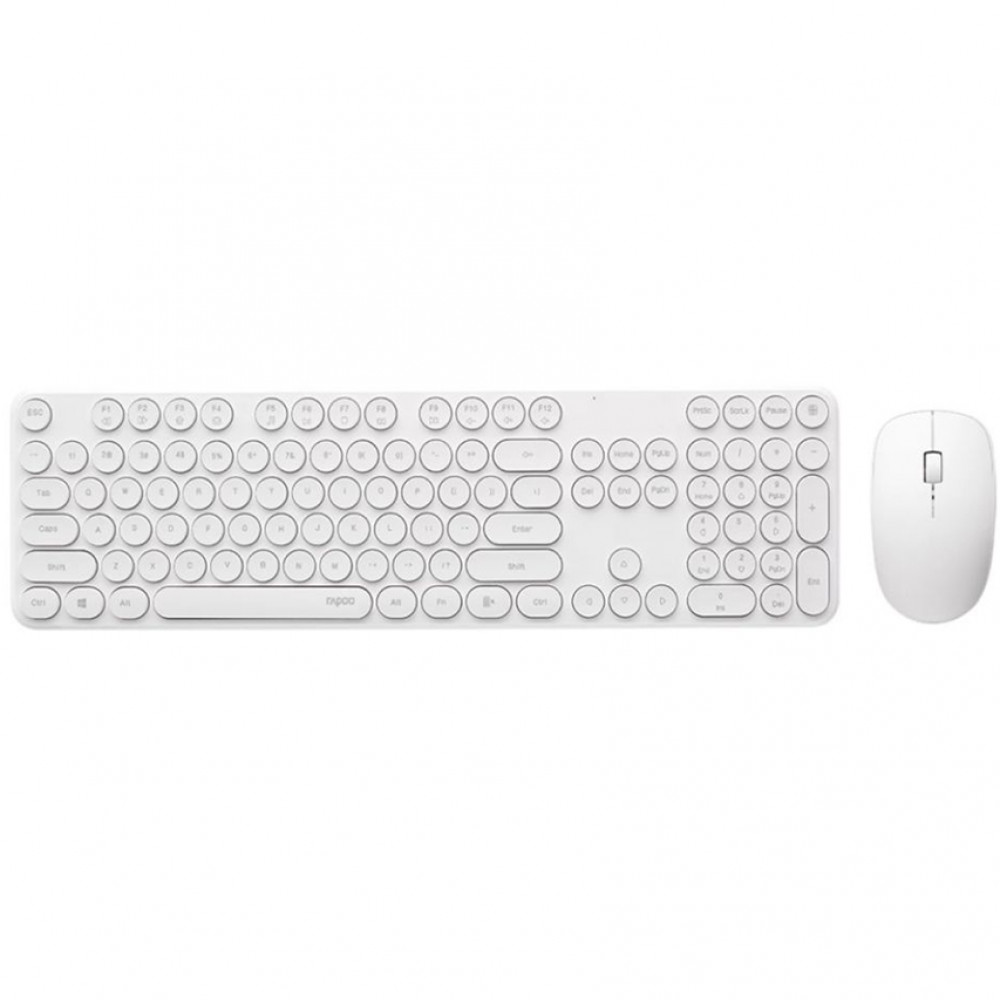 Клавиатура + мышь Rapoo X260 White - миниатюра 3