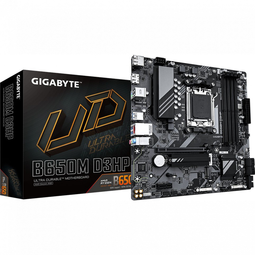 Материнская плата Gigabyte B650M D3HP B650M D3HP 1.3 Micro-ATX, AMD AM5 - миниатюра 5