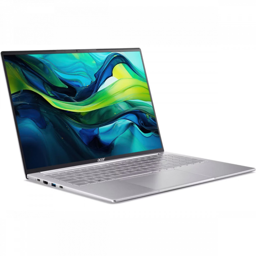 Ноутбук Acer Swift Lite SFL16-51M-54BL NX.D3UCD.002 16 ", WUXGA 1920x1200 (16:10), Intel, Core Ultra 5, 16 Гб, 512 ГБ, Intel Graphics — фото товара