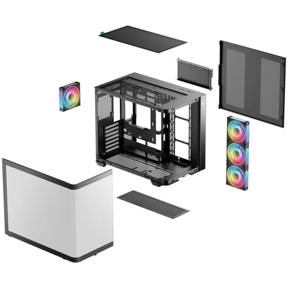 Корпус Deepcool MATREXX 55 MESH V4 Black R-CG530U-BKAGA4-G Mid-Tower - миниатюра 6