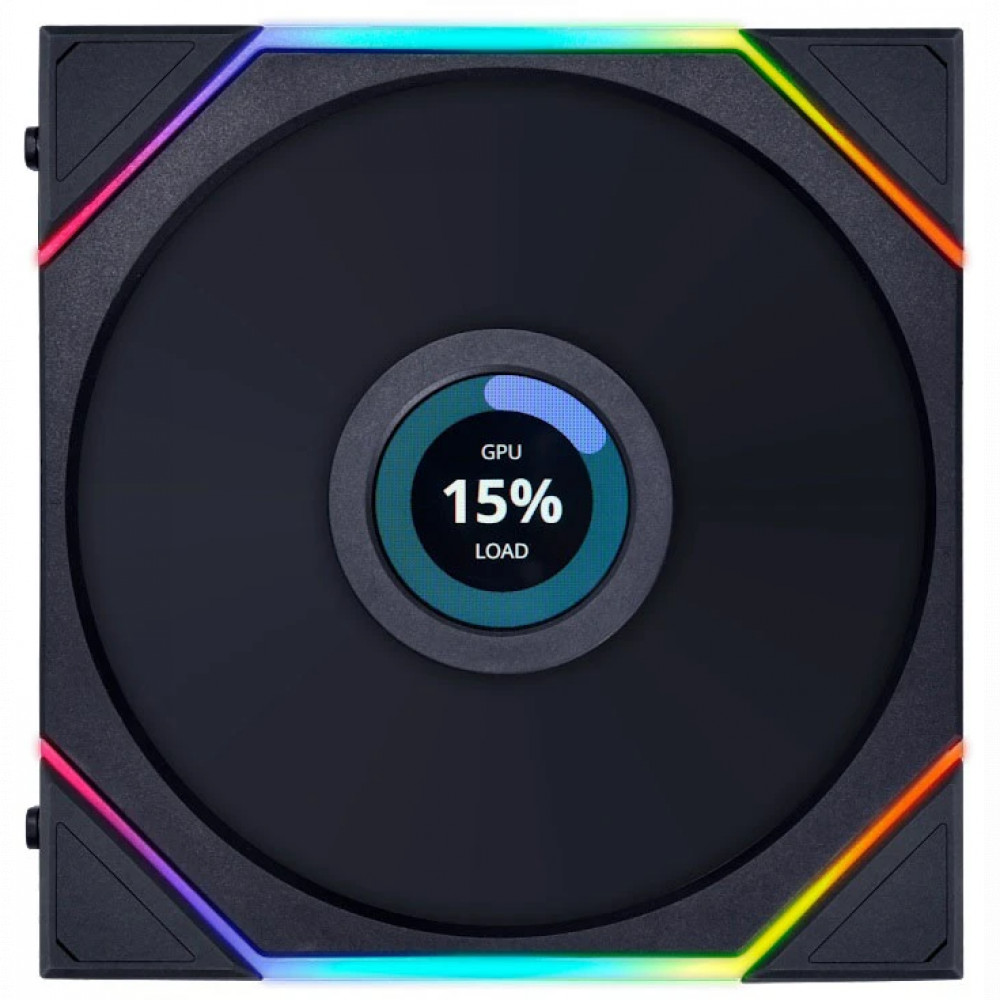 Система охлаждения Lian Li UNI FAN TL140 LCD Wireless 140mm RGB Black G99.14TLLCD1W1B.00 Для системного блока - миниатюра 2