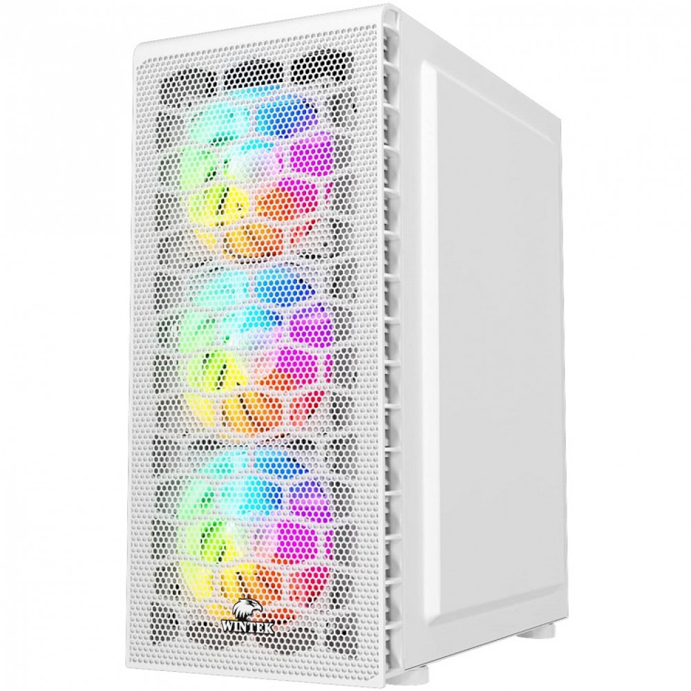 Корпус Wintek Energy White JX188-11-M-W TG Mid-Tower - миниатюра 3