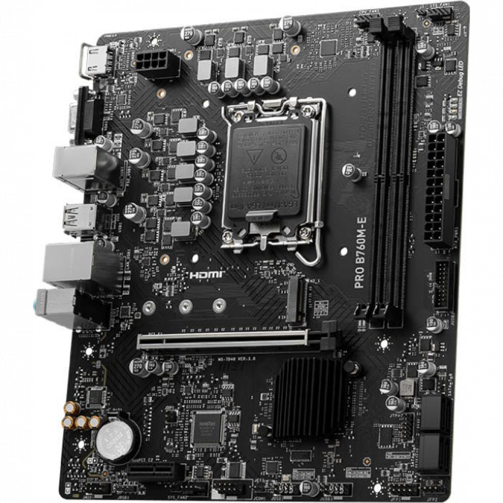 Материнская плата MSI PRO B760M-E Micro-ATX, LGA 1700 - миниатюра 3
