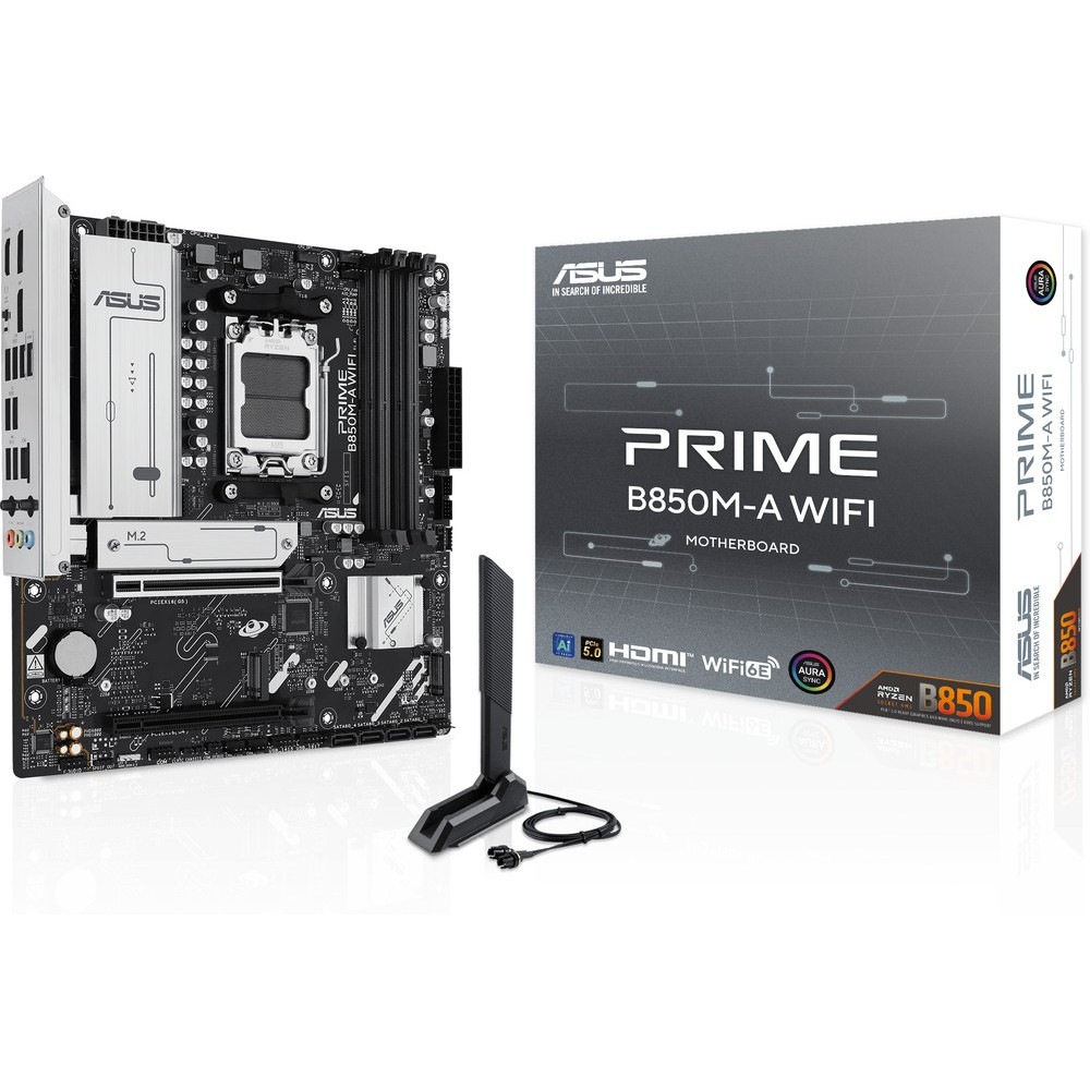 Материнская плата Asus PRIME B850M-A WIFI 90MB1LN0-M0EAY0 Micro-ATX, AMD AM5 - миниатюра 5