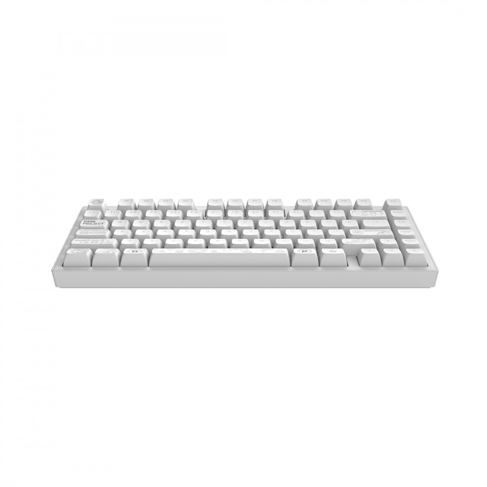 Клавиатура Dark Project Project ALU81A Terra Nova White DPKB_NOVA_81_ANSI_WHITE Беспроводная, USB - миниатюра 3