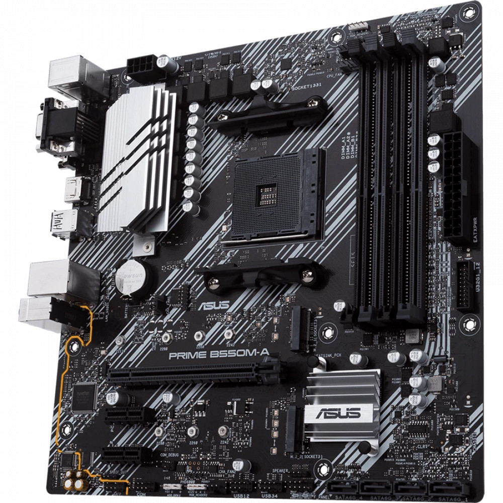 Материнская плата Asus PRIME B550M-A/CSM 90MB14I0-M0EAYC AMD AM4 - миниатюра 2