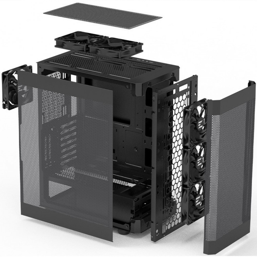 Корпус Zalman I4 Black I4BLACK Mid-Tower - миниатюра 9