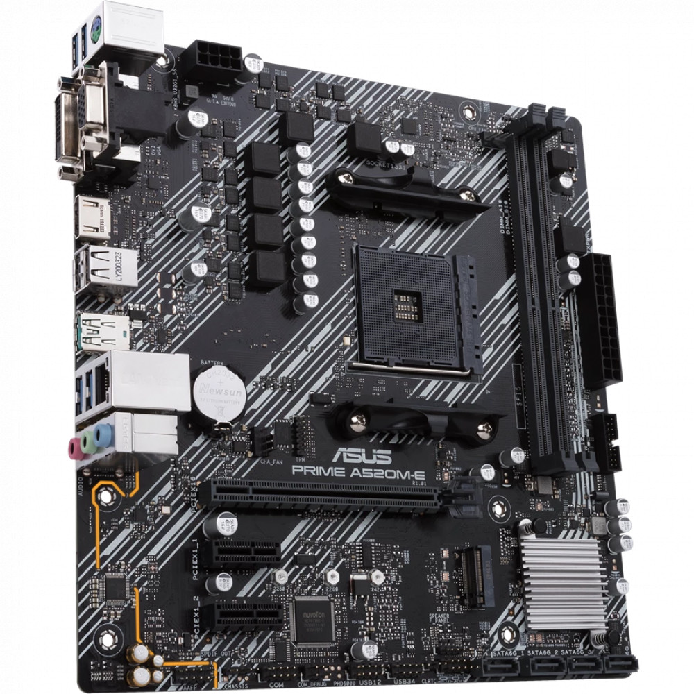 Материнская плата Asus PRIME A520M-E/CSM Micro-ATX, AMD AM4 — фото товара