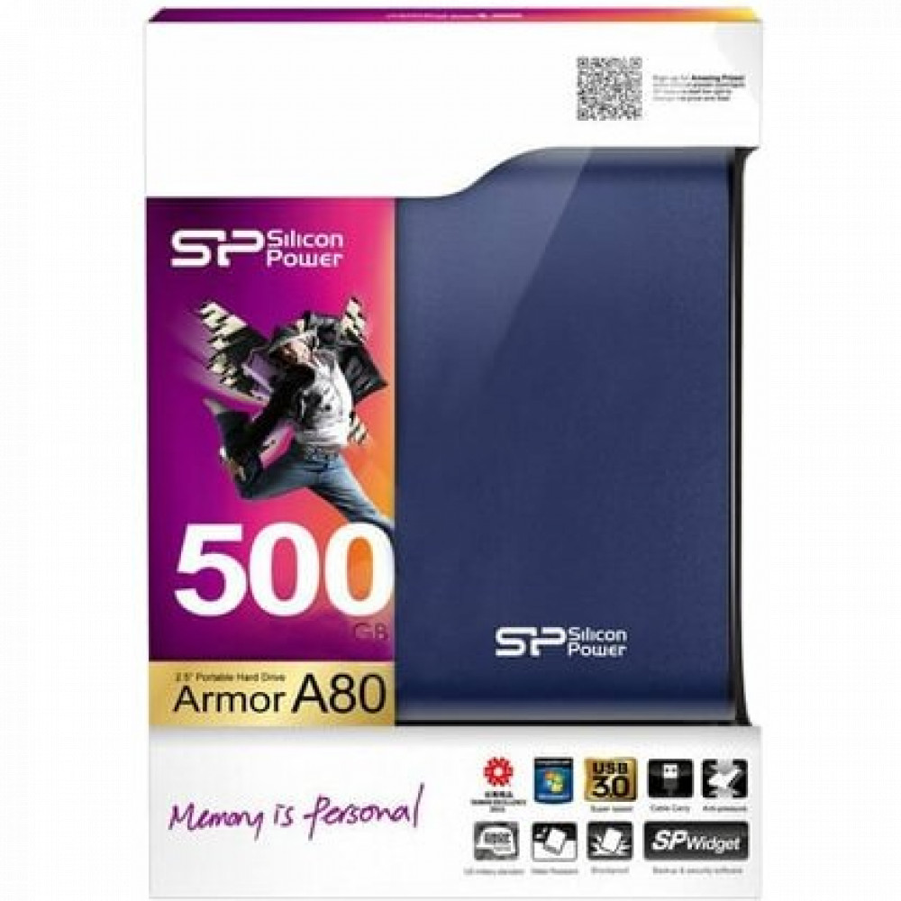 Внешние накопители Silicon Power Armor A80 SP010TBPHDA80S3B 1 ТБ - миниатюра 2